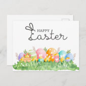 Vrolijk Pasen met Briefkaart eieren (Voorkant / Achterkant)