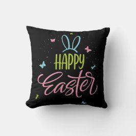 Vrolijk Pasen met vlinders Kussen