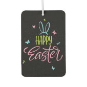 Vrolijk Pasen met vlinders Luchtverfrisser (Voorkant)