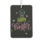 Vrolijk Pasen met vlinders Luchtverfrisser (Achterkant)