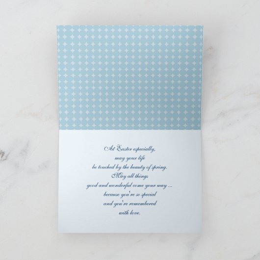 Vrolijk Pasen. ontwerp Pasen Feestdagen Kaart (Binnen)