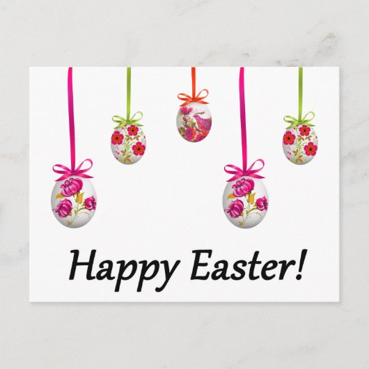 Vrolijk Pasen. (op Oekraïens geïnspireerd) Briefkaart (Voorkant)