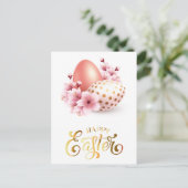 Vrolijk Pasen. Paaseieren. Briefkaart (Staand voorkant)