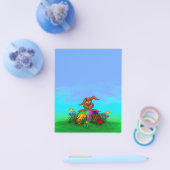 Vrolijk Pasen. Paaskonijn Flyer (Enkel)