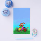 Vrolijk Pasen. Paaskonijn Flyer (Enkel)