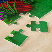 Vrolijk Pasen. Paaskonijn Legpuzzel (Zijkant)