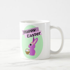 Vrolijk Pasen. Pink Bunny Koffiemok