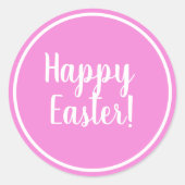 Vrolijk Pasen. - Ronde Sticker (Voorkant)