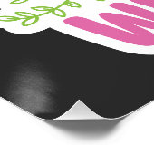 Vrolijk Pasen. Schattigee eitjes Perfect Poster (Hoek)