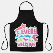 Vrolijk Pasen. Schattigee eitjes Schort (Voorkant)