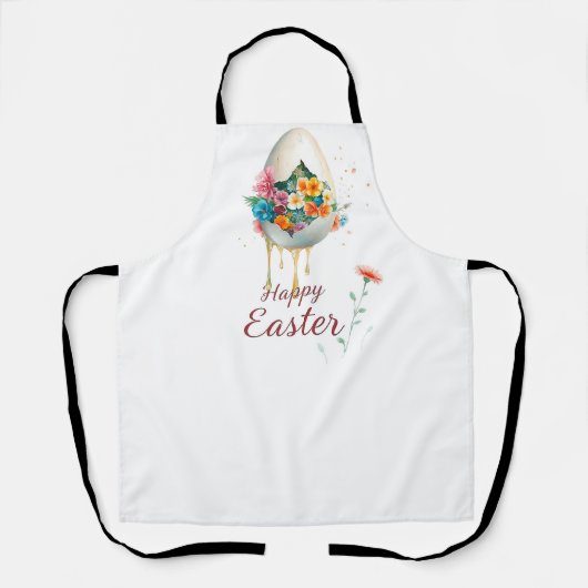 Vrolijk Pasen. Schort (Voorkant)