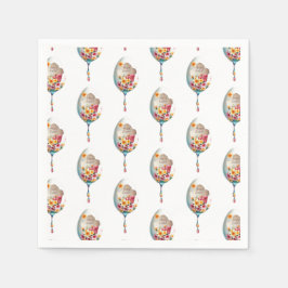 Vrolijk Pasen. Servet