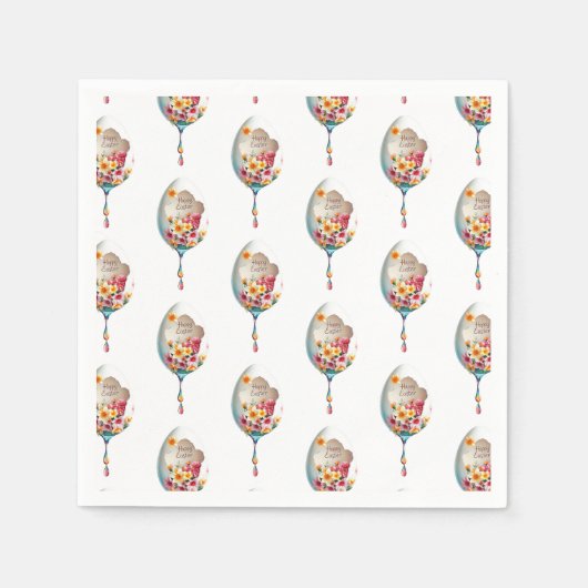 Vrolijk Pasen. Servet (Voorkant)