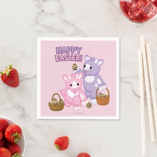 Vrolijk Pasen. Servetten (Insitu)