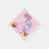 Vrolijk Pasen. Servetten (Hoek)