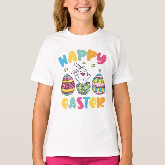 vrolijk pasen t-shirt (Voorkant)