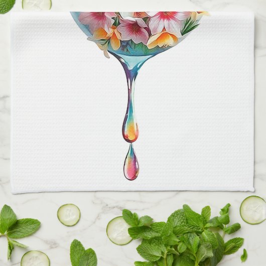 Vrolijk Pasen. Theedoek (Gevouwen)