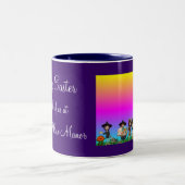 Vrolijk Pasen. Tweekleurige Koffiemok (Center)