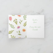 Vrolijk Pasen uit de kat Kaart (Binnen)