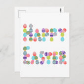 Vrolijk Pasen van eieren | Funny Easter Egg Briefkaart (Voorkant / Achterkant)