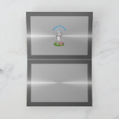 Vrolijk Pasen van Lil Robo-x9 (w/Metal Laag) Feestdagen Kaart (Binnen)