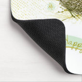 Vrolijk Pasen. - Vogelnest met kleurrijke eieren Muismat (Hoek)