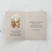 Vrolijk Pasen voor een speciale katholieke Kaart (Binnen)