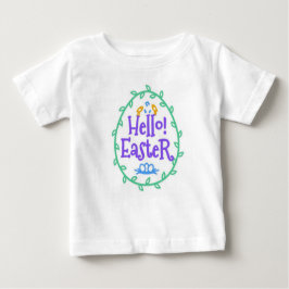 Vrolijk Pasen voor je Paaseieren Baby T-Shirt