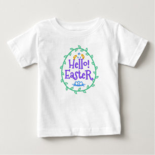 Vrolijk Pasen voor je Paaseieren Baby T-Shirt