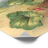 Vrolijk Pasen voor je Vintage Poster (Hoek)