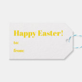 Vrolijk Pasgeel tot van moderne typografie Cadeaulabel (Voorkant (Horizontaal))