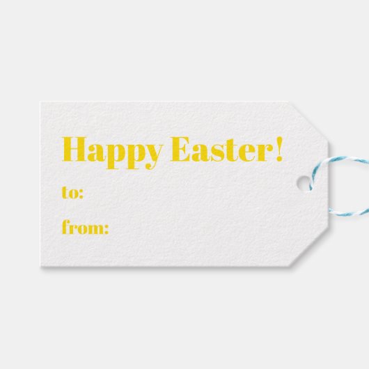 Vrolijk Pasgeel tot van moderne typografie Cadeaulabel (Voorkant (Horizontaal))