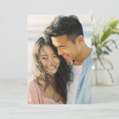 Vrolijk Pastel Realistisch Foto Kaart (Staand voorkant)