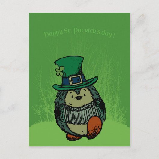 Vrolijk, Patrick's Day. Briefkaart (Voorkant)