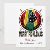 Vrolijk Picklemas Kerst Vakantie Kaart (Voorkant / Achterkant)