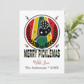 Vrolijk Picklemas Kerst Vakantie Kaart (Staand voorkant)