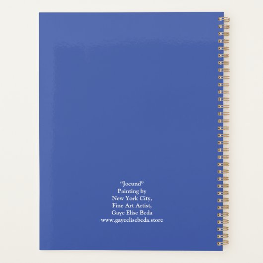 vrolijk planner (Achterkant)