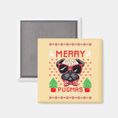 Vrolijk Pugmas! Magneet (Voorkant / Achterkant)