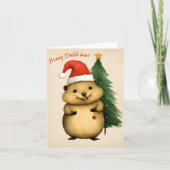 Vrolijk Quokk-mas - Kerstmis Kaart (Voorkant)