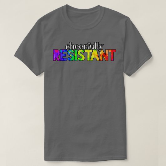 vrolijk resistent t-shirt (Design voorkant)