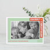 Vrolijk rond feestdagenkaart (Staand voorkant)