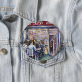 vrolijk ronde button 4,0 cm (In situ)