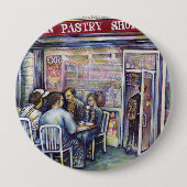 vrolijk ronde button 4,0 cm (Voorkant)