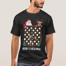 Vrolijk Schaken Kerstmis - Kerst Schaken T-shirt