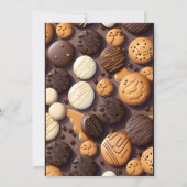 Vrolijk schattig eten Kinder Cookie Exchange 7e Ve Kaart (Achterkant)