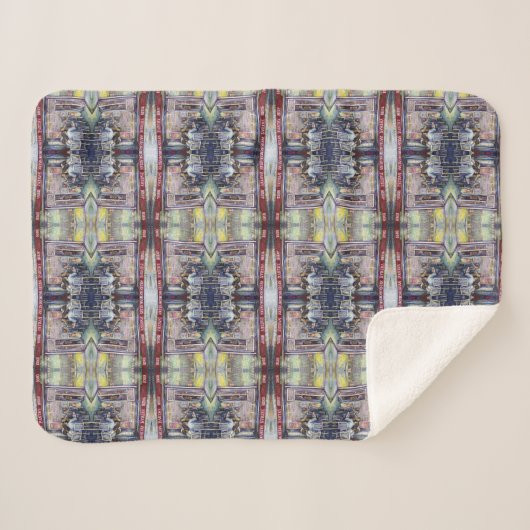 vrolijk sherpa deken (Voorkant (horizontaal))