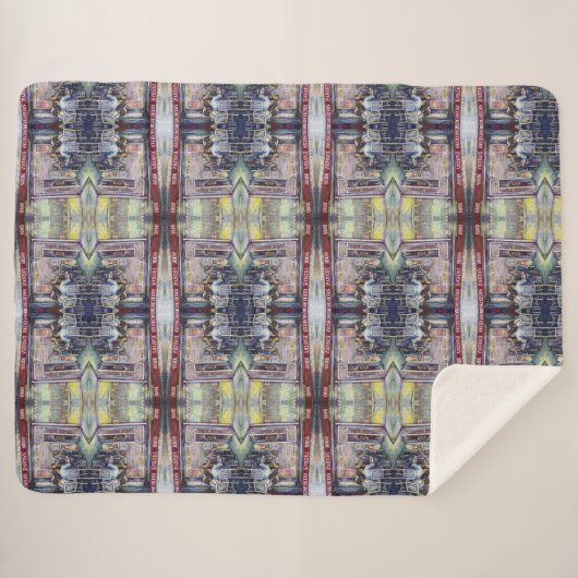 vrolijk sherpa deken (Voorkant (horizontaal))