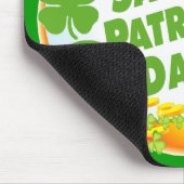 Vrolijk Sint Patrick's Dag. Muismat (Hoek)