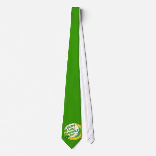 Vrolijk Sint Patrick's Dag. Stropdas (Voorkant)
