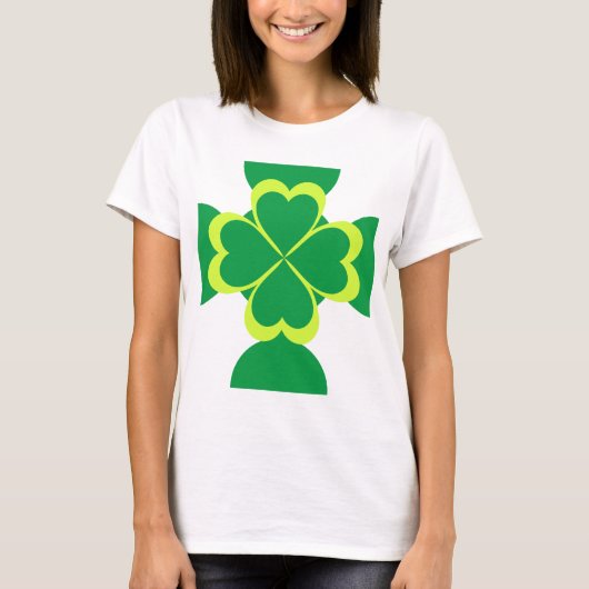 Vrolijk Sint Patrick's Dag. T-shirt (Voorkant)